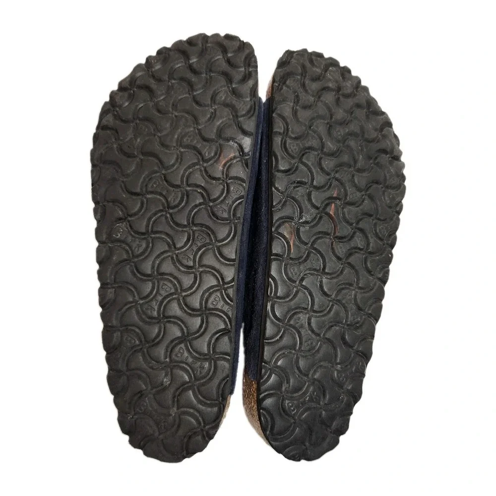 Birkenstock Arizona Soft Footbed Midnight Blue Suede Sandals 42 M9-9.5 W11-11.5